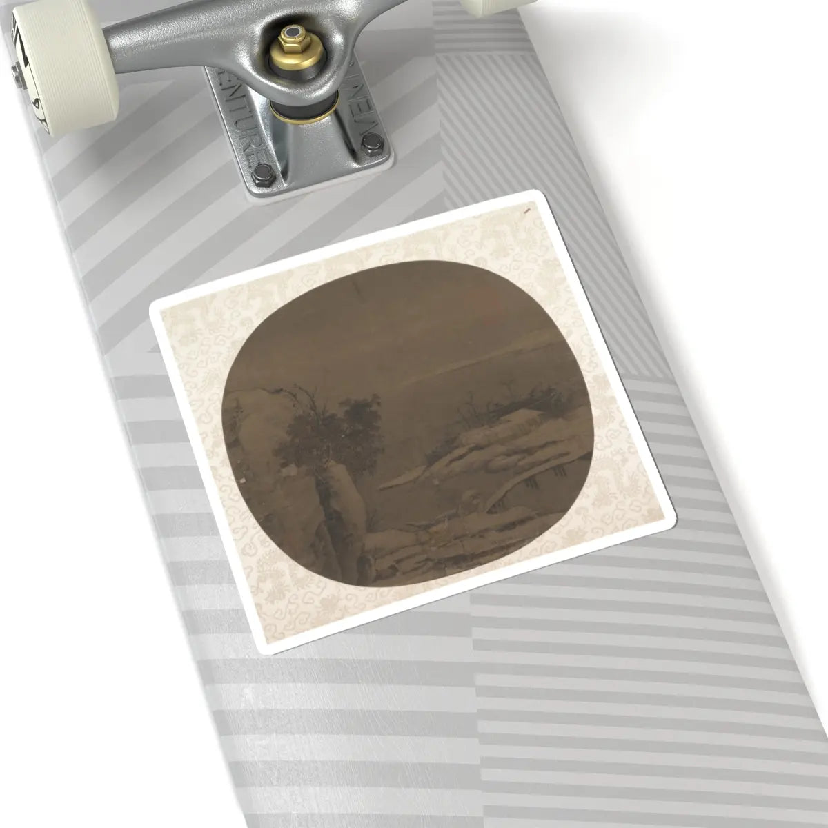 Unidentified artist - Bridge in Snow - late 10th century - STICKER Vinyl Kiss-Cut Decal
