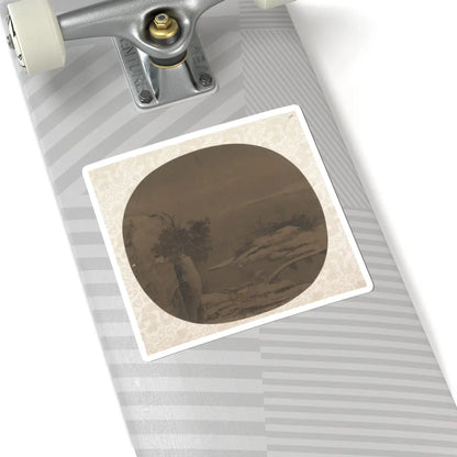 Unidentified artist - Bridge in Snow - late 10th century - STICKER Vinyl Kiss-Cut Decal