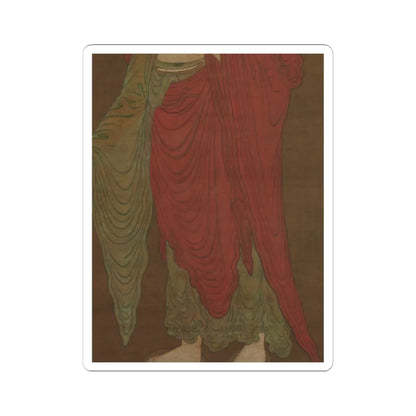 Unidentified artist - Buddha Amitabha Descending from his Pure Land - 13th century v4 - STICKER Vinyl Kiss-Cut Decal