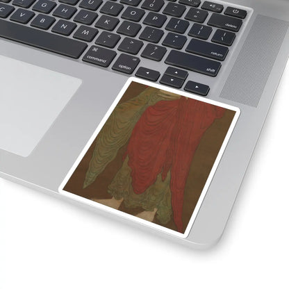 Unidentified artist - Buddha Amitabha Descending from his Pure Land - 13th century v4 - STICKER Vinyl Kiss-Cut Decal