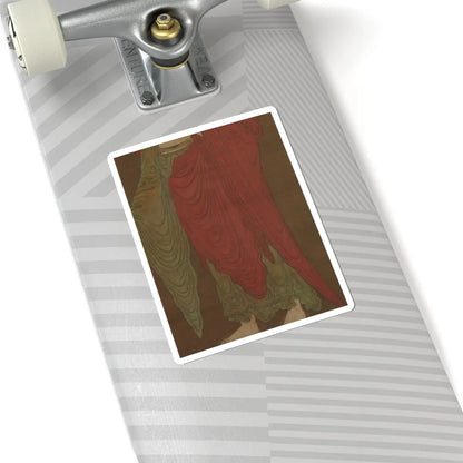 Unidentified artist - Buddha Amitabha Descending from his Pure Land - 13th century v4 - STICKER Vinyl Kiss-Cut Decal