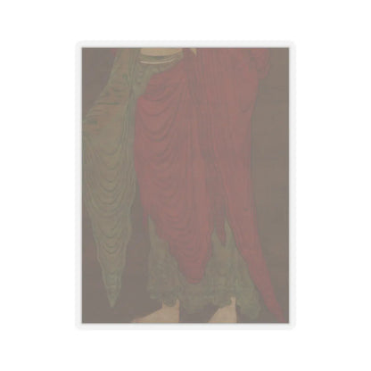 Unidentified artist - Buddha Amitabha Descending from his Pure Land - 13th century v4 - STICKER Vinyl Kiss-Cut Decal