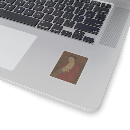 Unidentified artist - Buddha Amitabha Descending from his Pure Land - 13th century v5 - STICKER Vinyl Kiss-Cut Decal