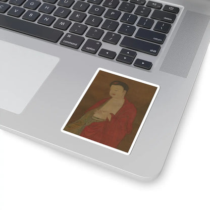 Unidentified artist - Buddha Amitabha Descending from his Pure Land - 13th century v5 - STICKER Vinyl Kiss-Cut Decal