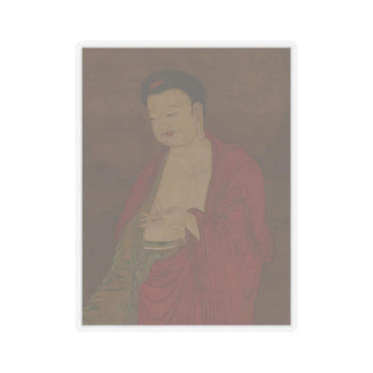 Unidentified artist - Buddha Amitabha Descending from his Pure Land - 13th century v5 - STICKER Vinyl Kiss-Cut Decal
