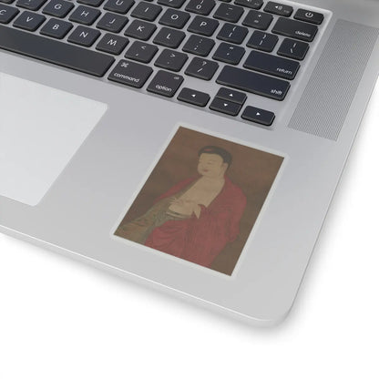 Unidentified artist - Buddha Amitabha Descending from his Pure Land - 13th century v5 - STICKER Vinyl Kiss-Cut Decal
