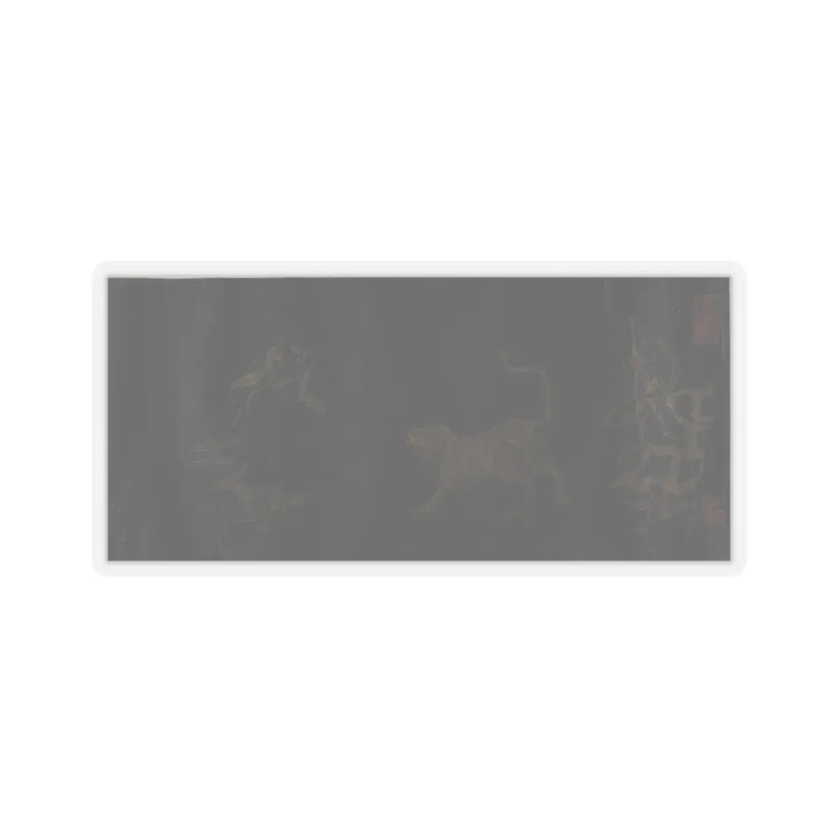 Unidentified artist - Buddhist Scroll- The Eighteen Luohans - unknown v1 - STICKER Vinyl Kiss-Cut Decal