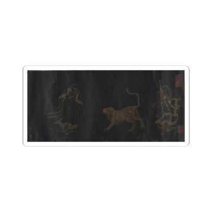 Unidentified artist - Buddhist Scroll- The Eighteen Luohans - unknown v1 - STICKER Vinyl Kiss-Cut Decal