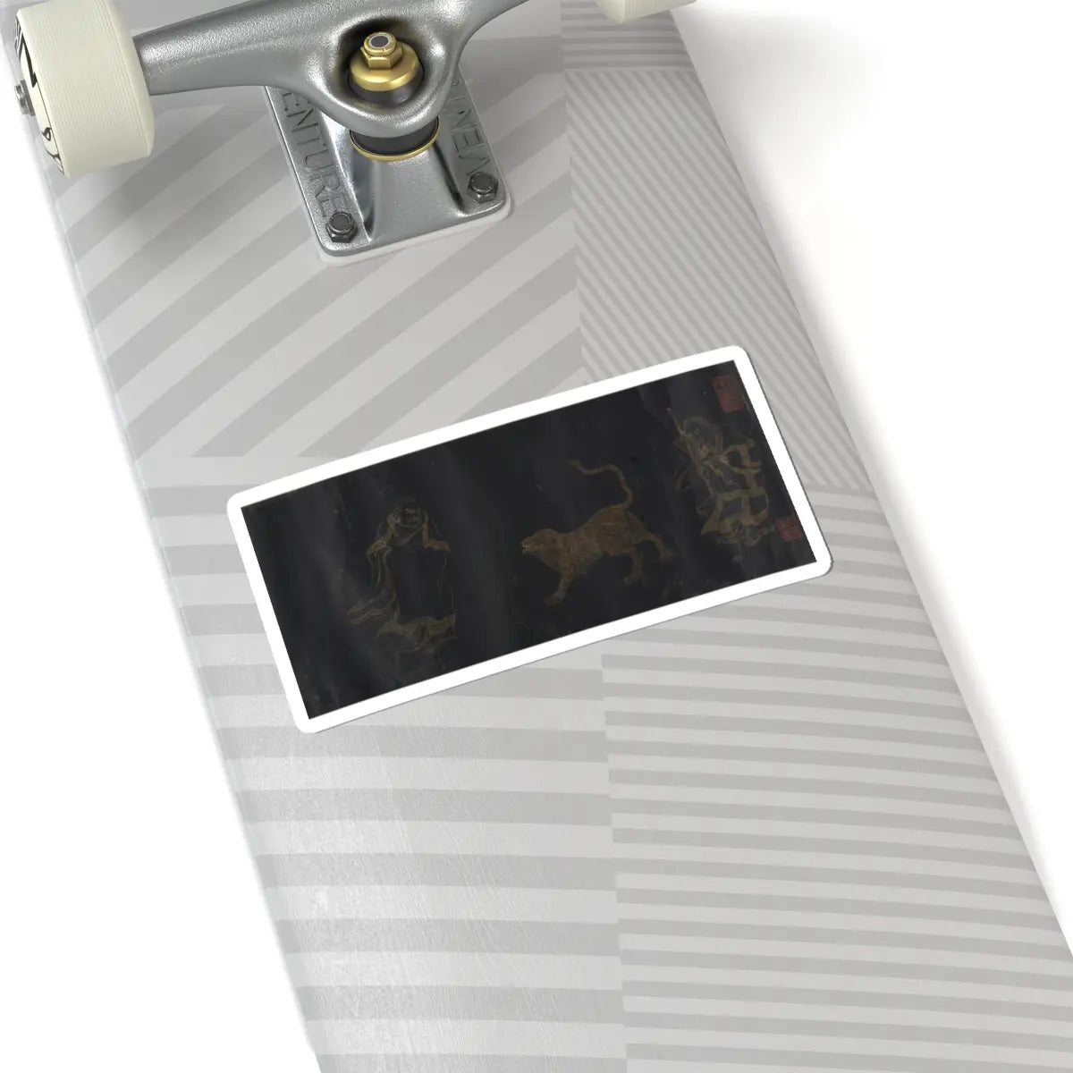 Unidentified artist - Buddhist Scroll- The Eighteen Luohans - unknown v1 - STICKER Vinyl Kiss-Cut Decal