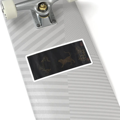 Unidentified artist - Buddhist Scroll- The Eighteen Luohans - unknown v1 - STICKER Vinyl Kiss-Cut Decal