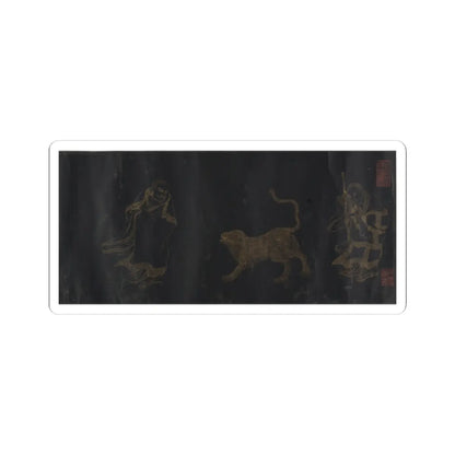 Unidentified artist - Buddhist Scroll- The Eighteen Luohans - unknown v1 - STICKER Vinyl Kiss-Cut Decal