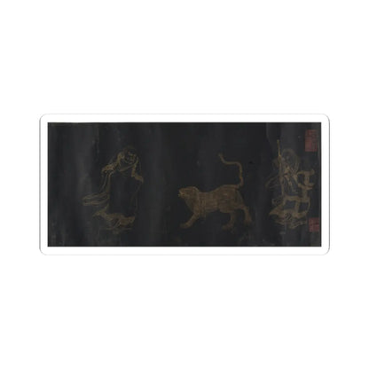 Unidentified artist - Buddhist Scroll- The Eighteen Luohans - unknown v1 - STICKER Vinyl Kiss-Cut Decal