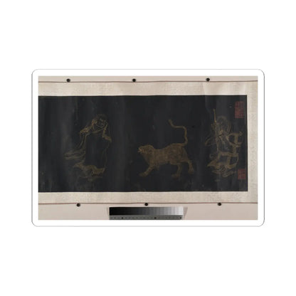 Unidentified artist - Buddhist Scroll- The Eighteen Luohans - unknown v4 - STICKER Vinyl Kiss-Cut Decal