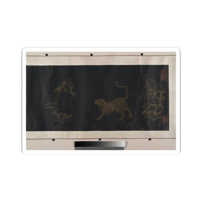 Unidentified artist - Buddhist Scroll- The Eighteen Luohans - unknown v4 - STICKER Vinyl Kiss-Cut Decal