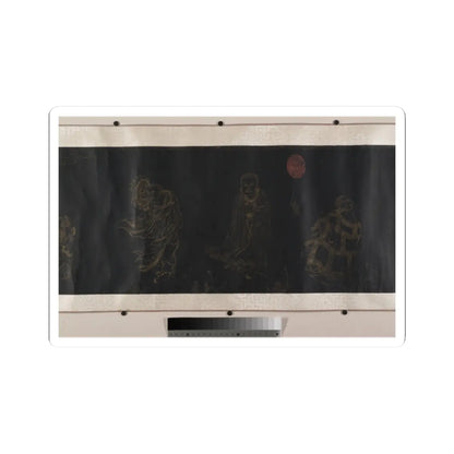 Unidentified artist - Buddhist Scroll- The Eighteen Luohans - unknown v5 - STICKER Vinyl Kiss-Cut Decal