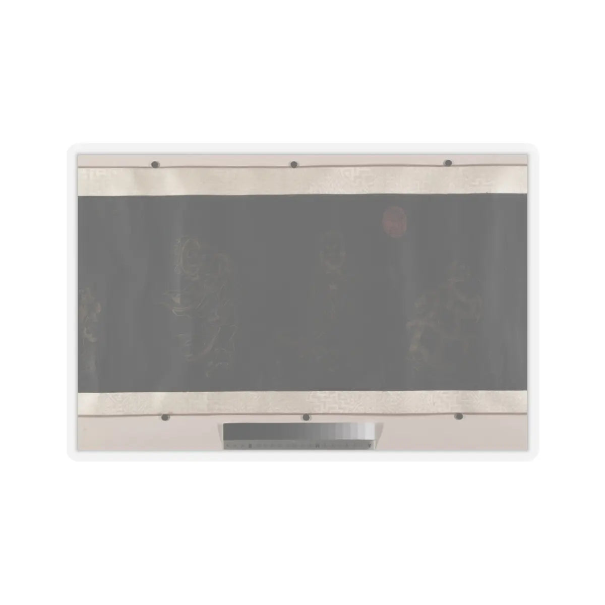 Unidentified artist - Buddhist Scroll- The Eighteen Luohans - unknown v5 - STICKER Vinyl Kiss-Cut Decal