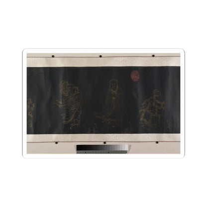 Unidentified artist - Buddhist Scroll- The Eighteen Luohans - unknown v5 - STICKER Vinyl Kiss-Cut Decal