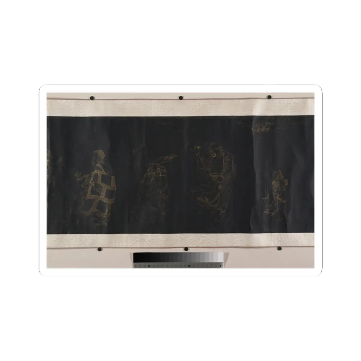 Unidentified artist - Buddhist Scroll- The Eighteen Luohans - unknown v6 - STICKER Vinyl Kiss-Cut Decal