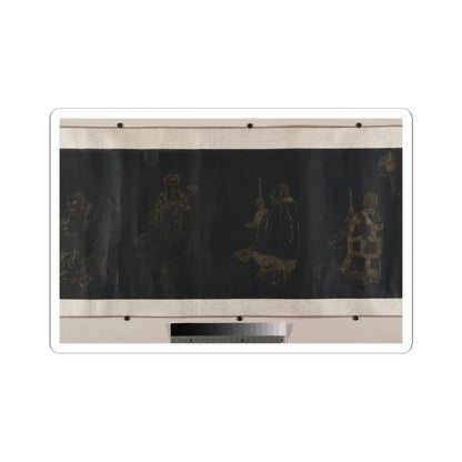 Unidentified artist - Buddhist Scroll- The Eighteen Luohans - unknown v7 - STICKER Vinyl Kiss-Cut Decal