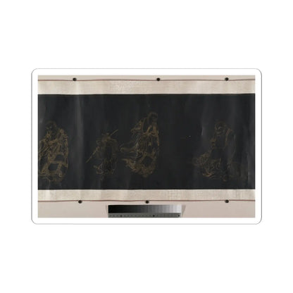 Unidentified artist - Buddhist Scroll- The Eighteen Luohans - unknown v9 - STICKER Vinyl Kiss-Cut Decal