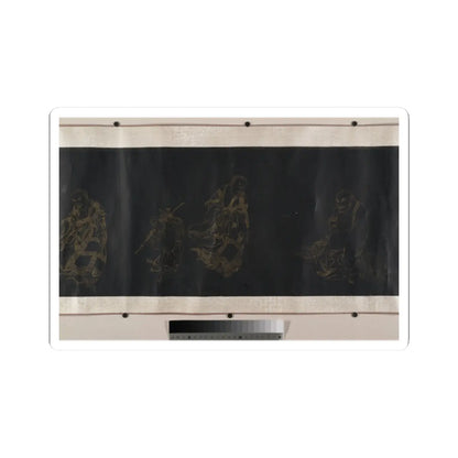 Unidentified artist - Buddhist Scroll- The Eighteen Luohans - unknown v9 - STICKER Vinyl Kiss-Cut Decal