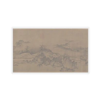 Unidentified artist - Buddhist Temples amid Autumn Mountains - 14th–15th century v10 - STICKER Vinyl Kiss-Cut Decal