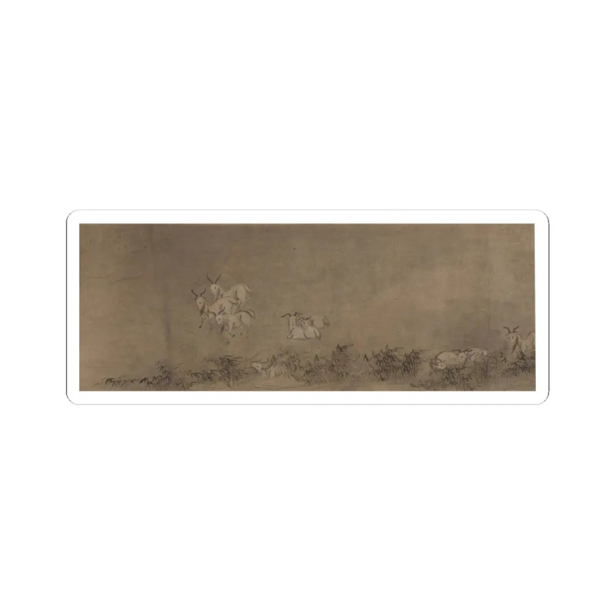 Unidentified artist - Bullocks and Goats - unknown v1 - STICKER Vinyl Kiss-Cut Decal