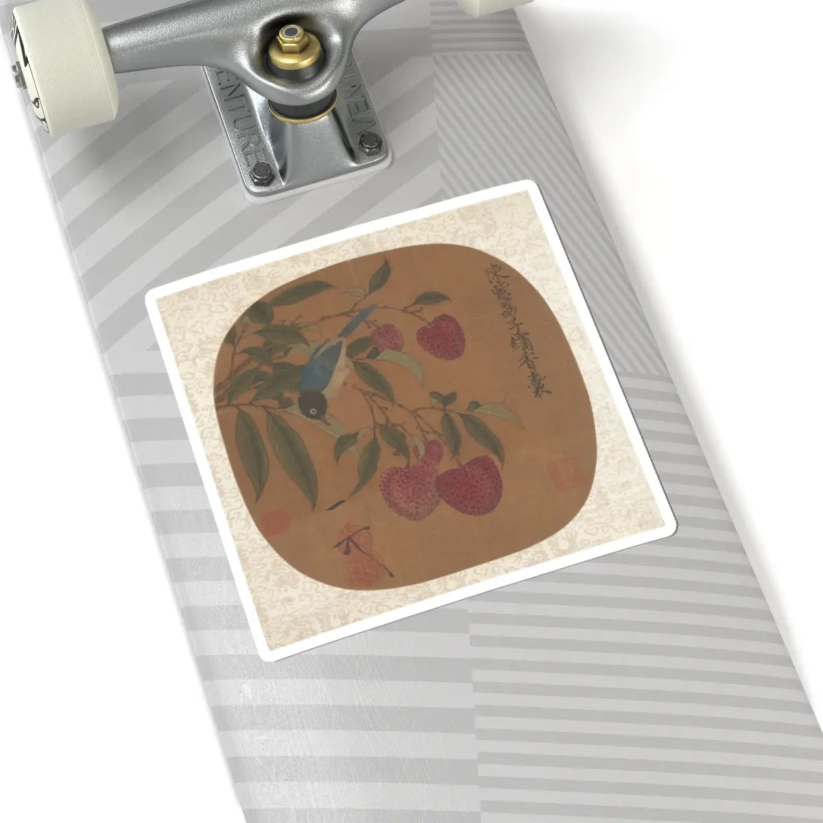 Unidentified artist - Bunch of Purple Lychees - unknown - STICKER Vinyl Kiss-Cut Decal