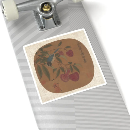 Unidentified artist - Bunch of Purple Lychees - unknown - STICKER Vinyl Kiss-Cut Decal