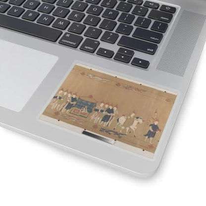 Unidentified artist - Canonization scroll of Li Zhong - colophon dated 1641 v11 - STICKER Vinyl Kiss-Cut Decal