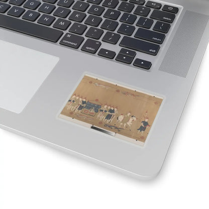 Unidentified artist - Canonization scroll of Li Zhong - colophon dated 1641 v11 - STICKER Vinyl Kiss-Cut Decal