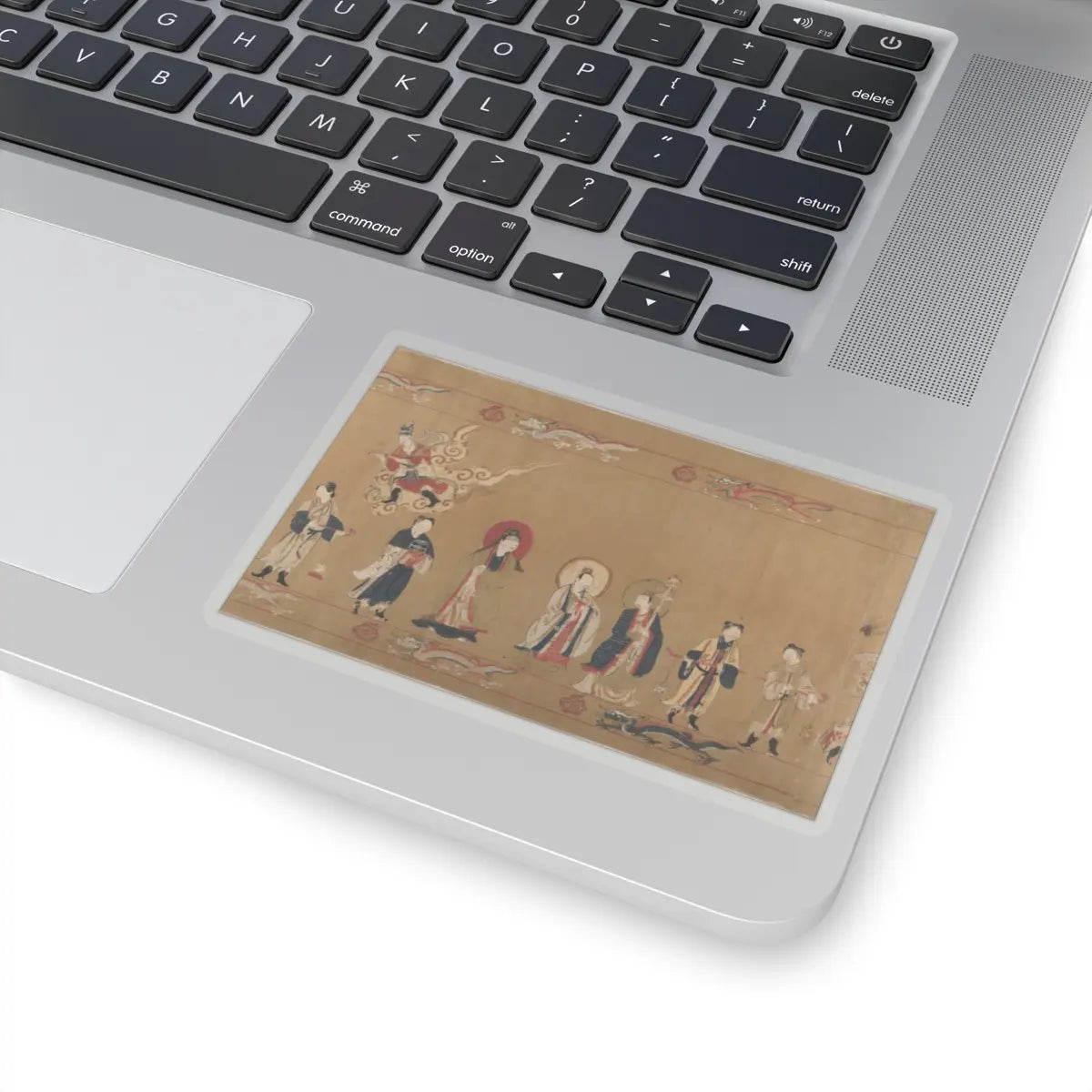 Unidentified artist - Canonization scroll of Li Zhong - colophon dated 1641 v13 - STICKER Vinyl Kiss-Cut Decal