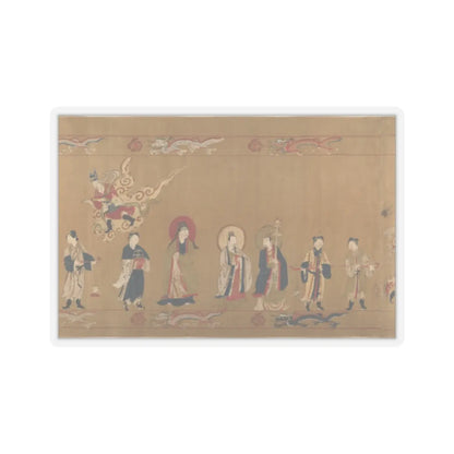 Unidentified artist - Canonization scroll of Li Zhong - colophon dated 1641 v13 - STICKER Vinyl Kiss-Cut Decal