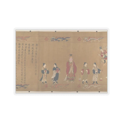 Unidentified artist - Canonization scroll of Li Zhong - colophon dated 1641 v14 - STICKER Vinyl Kiss-Cut Decal