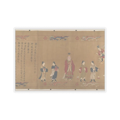 Unidentified artist - Canonization scroll of Li Zhong - colophon dated 1641 v14 - STICKER Vinyl Kiss-Cut Decal