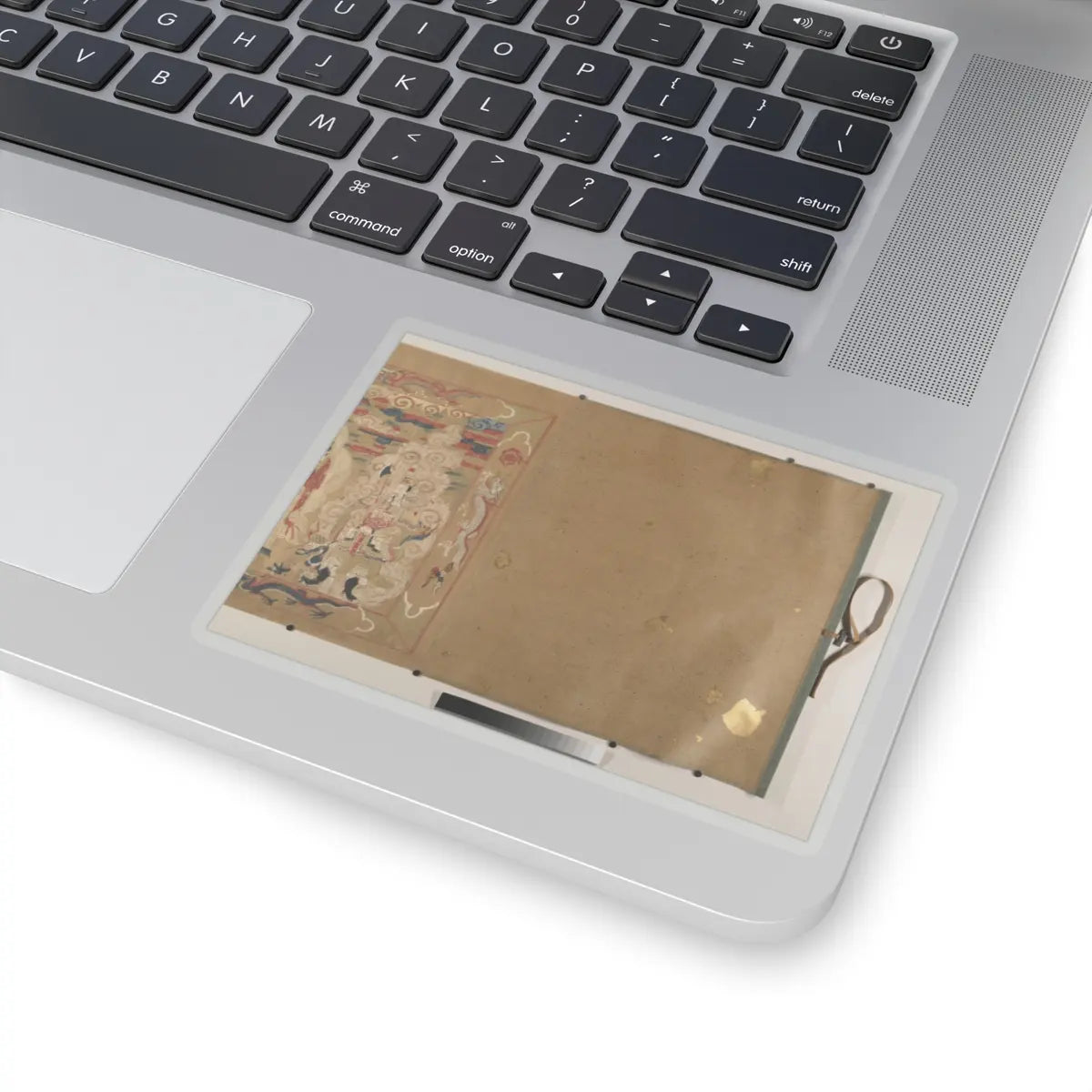 Unidentified artist - Canonization scroll of Li Zhong - colophon dated 1641 v3 - STICKER Vinyl Kiss-Cut Decal