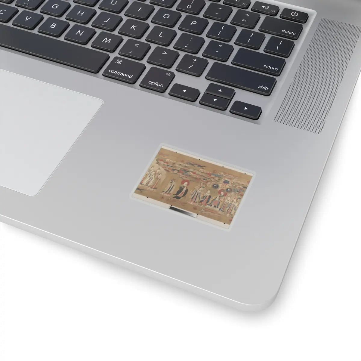 Unidentified artist - Canonization scroll of Li Zhong - colophon dated 1641 v5 - STICKER Vinyl Kiss-Cut Decal