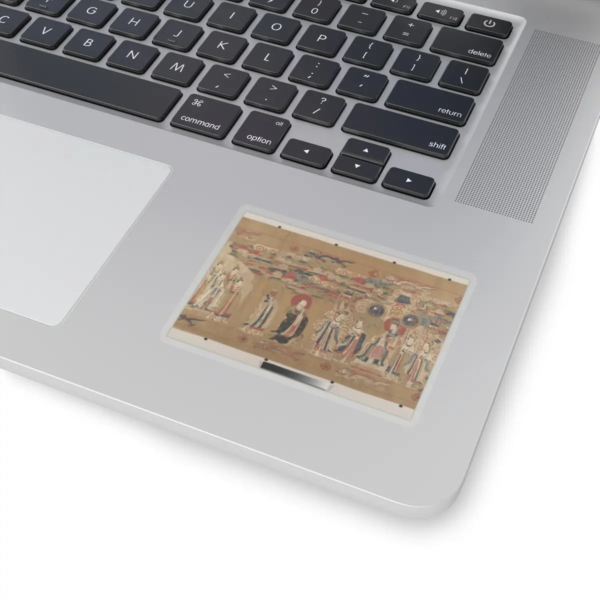 Unidentified artist - Canonization scroll of Li Zhong - colophon dated 1641 v5 - STICKER Vinyl Kiss-Cut Decal