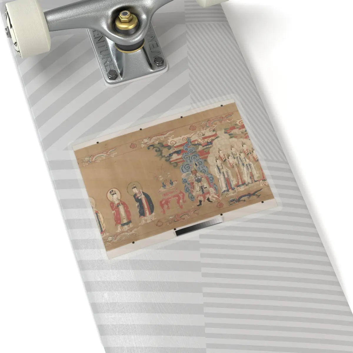 Unidentified artist - Canonization scroll of Li Zhong - colophon dated 1641 v6 - STICKER Vinyl Kiss-Cut Decal