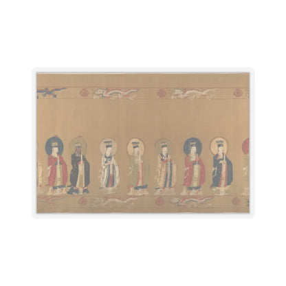 Unidentified artist - Canonization scroll of Li Zhong - colophon dated 1641 v8 - STICKER Vinyl Kiss-Cut Decal