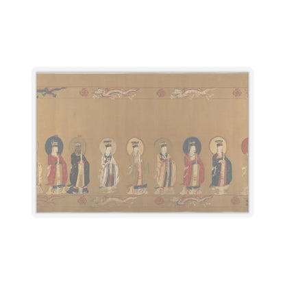 Unidentified artist - Canonization scroll of Li Zhong - colophon dated 1641 v8 - STICKER Vinyl Kiss-Cut Decal
