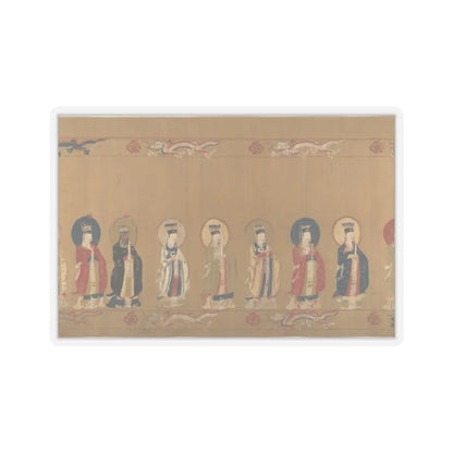 Unidentified artist - Canonization scroll of Li Zhong - colophon dated 1641 v8 - STICKER Vinyl Kiss-Cut Decal