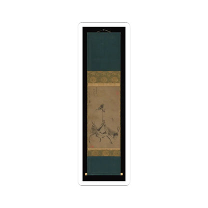 Unidentified artist - Chan master riding a mule - before 1249 v2 - STICKER Vinyl Kiss-Cut Decal