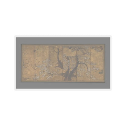 Unidentified artist - Cherry, Plum and Willow Trees - early 17th century - STICKER Vinyl Kiss-Cut Decal