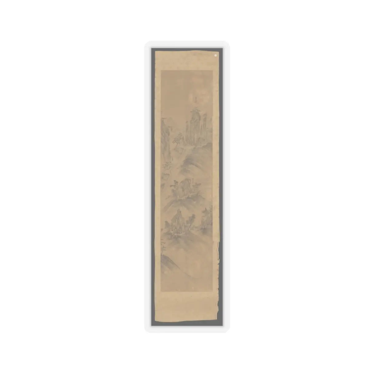 Unidentified artist - Chilbosan (Seven Jeweled Mountain) - 19th century v1 - STICKER Vinyl Kiss-Cut Decal