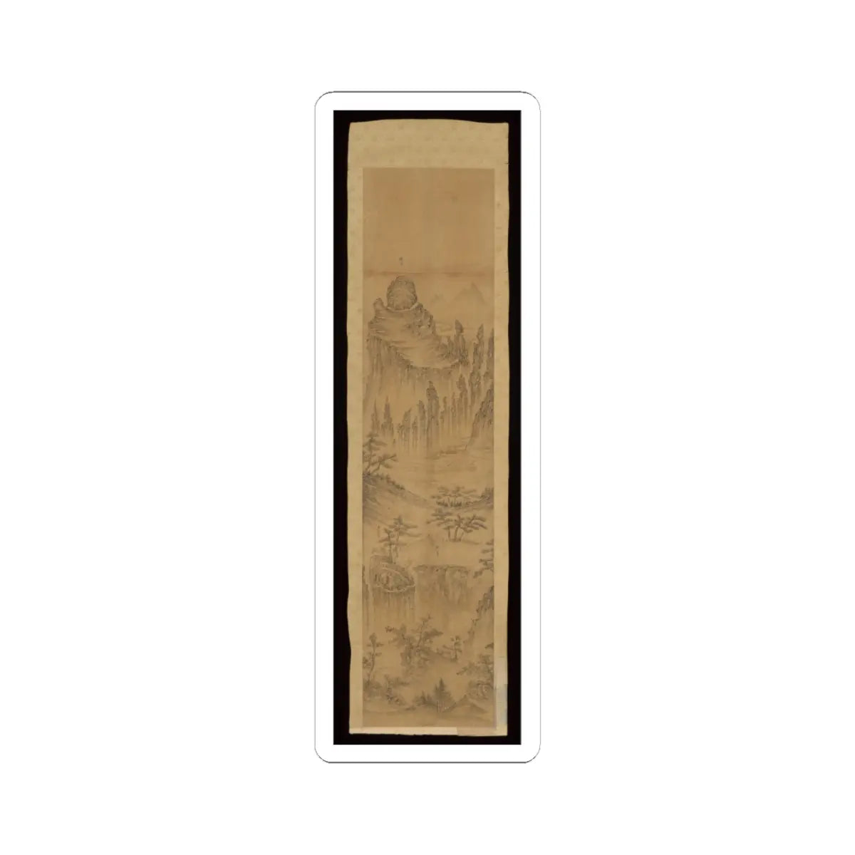 Unidentified artist - Chilbosan (Seven Jeweled Mountain) - 19th century v3 - STICKER Vinyl Kiss-Cut Decal