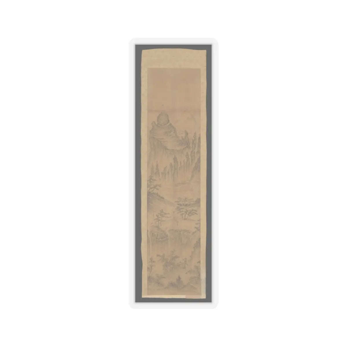 Unidentified artist - Chilbosan (Seven Jeweled Mountain) - 19th century v3 - STICKER Vinyl Kiss-Cut Decal