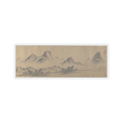 Unidentified artist - Cloudy Mountain in the Style of Mi Fu (1052–1107) - unknown v1 - STICKER Vinyl Kiss-Cut Decal