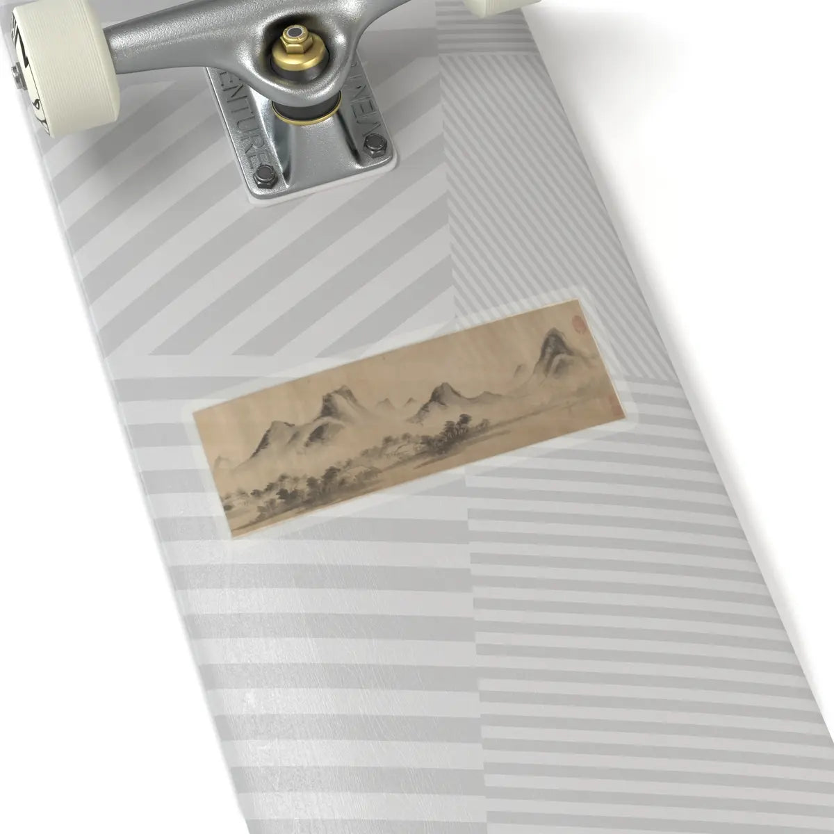 Unidentified artist - Cloudy Mountain in the Style of Mi Fu (1052–1107) - unknown v1 - STICKER Vinyl Kiss-Cut Decal