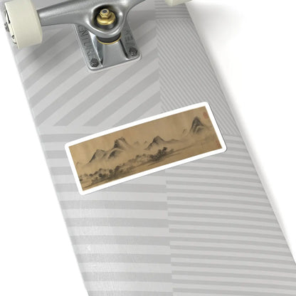 Unidentified artist - Cloudy Mountain in the Style of Mi Fu (1052–1107) - unknown v1 - STICKER Vinyl Kiss-Cut Decal